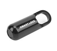 Blaihild Serrure à Empreinte Digitale, 10 Ensembles de Cadenas Intelligent Rechargeable par USB avec capacité D'empreinte Digitale avec sécurité Biométrique sans clé, Indicateur LED, pour (Black)