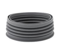 Blaihild Soufflet de Trémie à café en Silicone pour Moulin Barsetto BEA01 BEA02 BEA02S, Accessoire Souffleur de Résidus de Grains, 13,2x5 Cm Gris, Déchets Réduits jusqu'à 80%, pour un Expresso au
