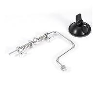 Blaihild Système de Bobine de Ligne de Pêche, Enrouleur de Bobine en Métal Portable avec Tension à Ressort et Ventouse, pour Une de Surface Lisse