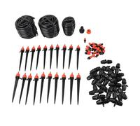 Blaihild Système d'irrigation Goutte à Goutte 68 Pièces, Kit d'arrosage des Plantes avec 40 émetteurs, Buse Réglable en PVC ABS, Connexion Rapide en 10 Minutes pour Jardin, Serre, Pelouse,