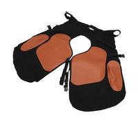 Blaihild Tablier de Maréchal-ferrant équin en Toile Enduite de Cuir Fendu 21,27 Oz, Protection Réglable de la Cuisse au Genou avec Poches à Outils pour la des Sabots et Le Fer à Cheval