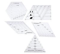 Blaihild 【titre】 Ensemble de Modèles de Quilting de Règle de Travail de, Outils de Couture Transparents Durables pour L'artisanat de Bricolage