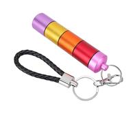 Blaihild Tube de Rangement à 4 Compartiments, Conteneur Métallique en Alliage d'aluminium avec Lanière, Imperméable, Antirouille, Finition Mate pour les Voyages, les Sports de Plein Air, le