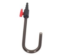 Blaihild Tube de Remplissage d'eau d'aquarium, Changeur 'Eau en Plastique avec Interrupteur de Débit pour Aquariophiles à Tuyau 3/8 1/2 3/4 (Crochet courbé (Sac))