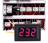 Blaihild Voltmètre Numérique LED de 0,36 Pouces, Panneau de Compteur de Tension CA 70-380 V avec 2 Fils, pour Onduleur de Générateur et Test de Tension de Circuit CA