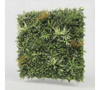 BLAINE - Jardin Vertical Artificiel Canggu 100x100 cm pour la Décoration de Terrasses et de Salons avec des Feuilles Réalistes de Haute Densité Qui ne Nécessitent Aucun Entretien