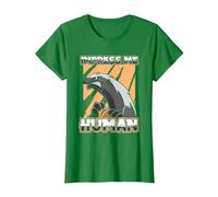 Blaireau A Miel Ratel - Honey Badger T-Shirt, Femme, Vert Kelly, M