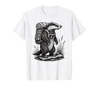 Blaireau de randonnée Animaux drôles Cottagecore T-Shirt