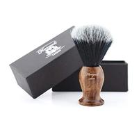 Blaireau de rasage en poils de blaireau faits à la main 100 % base en bois véritable Parfait pour le rasage humide, rasoir de sécurité, rasoir double tranchant