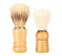 Blaireau de Rasage Lot de 2 Pièces en Bois pour Homme
