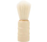 Blaireau de Rasage Manuel Beige en Plastique pour Hommes | Nettoyage du Visage, Élimination des Résidus de Poils, Usage Salon, Maniement Simple