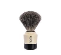 Blaireau de rasage NOM Martre | Blaireau de rasage Pure Badger pour savons et crmes raser | blaireau exfoliant | Manche crme