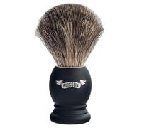 Plisson – Blaireau de rasage Poil naturel gris Taille 12 Manche gris nacré – Fabrication française