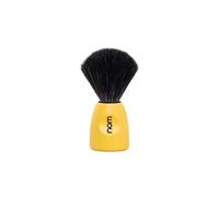 Mühle Shaving Blaireau « LASSE » fibre synthétique noire monture plastique jaune
