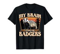 Blaireau drôle d'animal T-Shirt