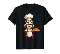 Blaireau pizzaïolo avec Toque et Tablier T-Shirt