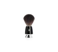 Mühle Shaving Blaireau RYTMO en fibres noires, corps en résine précieuse noire