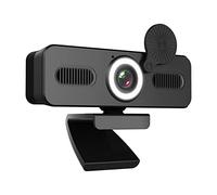 BLAIS 1080P HD Webcam Ordinateur Webcam avec microphone USB PC Caméra Web Grand angle de 120 degrés avec lumière d'appoint Lecteur gratuit pour l'enregistrement des appels Conférence Jeux Compatible a