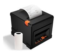 BLAIS Imprimante de reçus USB + BT 80 mm Imprimante POS avec coupeur automatique Impression thermique directe de bureau Compatible avec le support ESC/POS pour l'expédition Entreprise Restaurant Cuisi