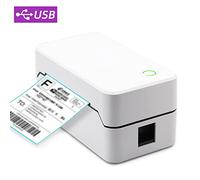 BLAIS Imprimante d'étiquettes d'expédition USB 80 mm avec coupeur automatique Impression thermique directe de bureau Prise en charge de la connexion filaire Code-barres 1D 2D pour étiquettes d'expédit