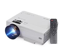 BLAIS Mini projecteur avec Prise en Charge du système WiFi Android 9.0 Affichage 210 Pouces Même écran Technique Projecteur de Film Double Haut-Parleur intégré avec Prise en Charge de la télécommande