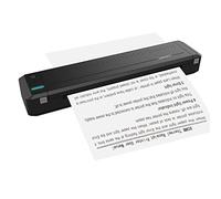BLAIS MT800 A4 Imprimante à Transfert Thermique Portable sans Fil et Connexion USB avec Ordinateur Portable pour Bureau, école, Voiture, imprimante de Voyage avec 1 Rouleau de Ruban Compatible avec l