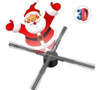 BLAIS P62 Projecteur Hologramme 3D Ventilateur d'Affichage Publicitaire Lecteur Mural 3D Œil Nu 2K HD LED Ventilateur Photo Vidéo avec 722pcs Perles de Lumière LED Panneau de Contrôle à Distance Écran