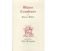 Blaise Cendrars – Henry Miller – Essai – Broché