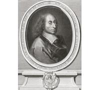 Blaise Pascal 1623-1662. Français mathématicien physicien inventeur écrivain et théologien catholique. Après une impression par le graveur et éditeur flamand Gerard Edelinck. Ken Welsh Poster imprimé