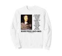Blaise Pascal Pari Existence Résultats Citation Existentielle Sweatshirt