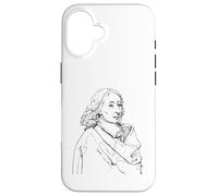 Blaise Pascal Portrait Professeur de Mathématiques et de Coque pour iPhone 16