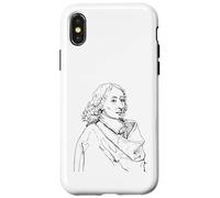 Blaise Pascal Portrait Professeur de Mathématiques et de Coque pour iPhone X/XS