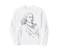 Blaise Pascal Portrait Professeur de Mathématiques et de Sweatshirt