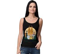 BLAK TEE Femme Barcelona Spain City View Débardeur Tank Top XL
