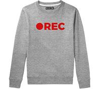 BLAK TEE Unisex Vintage VHS REC Symbol Sweat-Shirt L