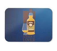 BLAK TEE Whisky Lover Mouse Pad 18 x 22 cm in 3 Colours Blue