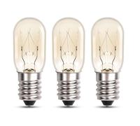 Blakapoo E14 Ampoules Réfrigérateur Blanc Chaud 2700K, T20 E14 Lampe Four 300 Degrés, Ampoule Lampe de Sel Dimmable 220-240V, pour Machine à Coudre, Frigo, Micro ondes, 3 Pièces
