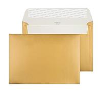 Blake creative shine C6 114 x 162 mm 130 gsm -Enveloppe-Patte auto-adhésive avec bande protectrice Doré métallisé (lot de 25)