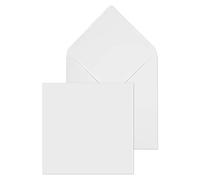 Blake Everyday | enveloppe (13 x 13cm) | lot de 500 unités | 100 GSM | enveloppes blanches gommées | certifié PEFC et écologique | enveloppe mariage | enveloppes carrées | Modèle ENV0130