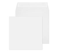 Blake Everyday | enveloppe (14 x 14cm) | lot de 500 unités | 100 GSM | enveloppes blanches à bande protectrice | certifié PEFC et écologique | enveloppe mariage | enveloppes carrées | Modèle 0140PS