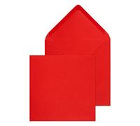 Blake Everyday | enveloppe (15.5 x 15.5 x 0cm) | lot de 500 unités | 100 GSM | enveloppes rouges gommées | enveloppe mariage | enveloppes carrées | enveloppe invitation | Modèle ENV4265