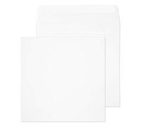 Blake Purely Everyday 190 x 190 mm 100 g/m² Enveloppes Carrées Bande Adhésive (0190PS) Blanc - Boîte de 500