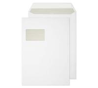 Blake Purely Everyday C4-324 x 229 mm 100 g/m² Enveloppes Bande Adhésive Fenêtre (23772) - Boîte de 250