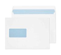Blake Everyday | enveloppe C5 (16.2 x 22.9cm) avec fenêtre | lot de 500 unités | 100 GSM | enveloppes blanches avec bande autocollante | certifié PEFC et écologique | múltiple papeterie | SKU 23708