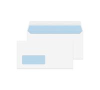 Blake Everyday | enveloppe C5 (16.2 x 22.9cm) avec fenêtre | lot de 500 unités | 120 GSM | ultra enveloppes blanches Wove avec bande autocollante | certifié FSC et écologique | papeterie | SKU 34708