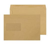 Blake Everyday | enveloppe C5 (16.2 x 22.9cm) avec fenêtre | lot de 500 unités | 90 GSM | enveloppes kraft manille | enveloppes autocollantes/auto-adhésives | certifié PEFC et écologique | Modèle 1608