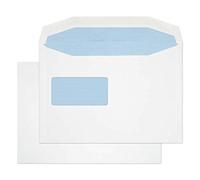 Blake Everyday | enveloppe C5 (16.2 x 22.9cm) inverse avec fenêtre | lot de 500 unités | 100 GSM | enveloppes blanches gommées enveloppe | certifié PEFC et écologique | múltiple papeterie | 8077REV