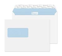 Blake Office | enveloppe C5 (16.2 x 22.9cm) avec fenêtre | lot de 25 unités | 120 GSM | enveloppes blanches à bande protectrice | certifié FSC | enveloppes écologiques recyclables | Modèle 34213W