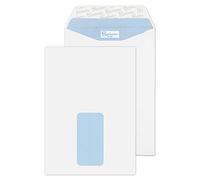 Blake Office | enveloppe C5 (22.9 x 16.2cm) avec fenêtre | lot de 500 unités | 120 GSM | enveloppes blanches à bande protectrice | certifié FSC | enveloppes écologiques recyclables | Modèle 34116