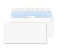 Blake Purely Everyday DL 110 x 220 mm 120 g/m² Enveloppes Bande Adhésive (34882) Ultra Blanc Tissé - Boîte de 500